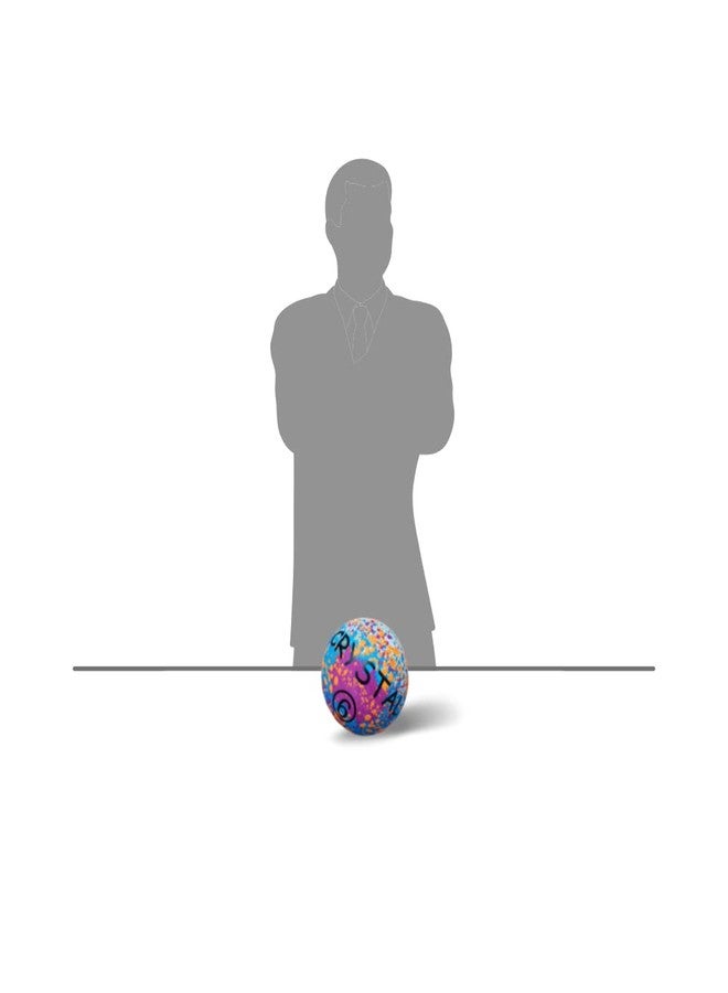 Jupiter Industries® Inflatable Vinyl Ball for Swimming Pool & Garden| Perfect Ball for Children, with 2 Inflating Pins - Usable for Kids/Adults | Size : 15cm (6 Inches) | Multicolor (Polka Dots) - Image 3